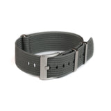 Rugged Nylon NATO Watch Strap In Grey